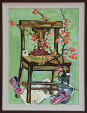 Quince Still life for Lark - oil on canvas, 30” x 22” 2011