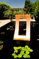 Zen Doorway - Permanent collection of the Denver Botanic Gardens. 6’ high x 4’ wide.